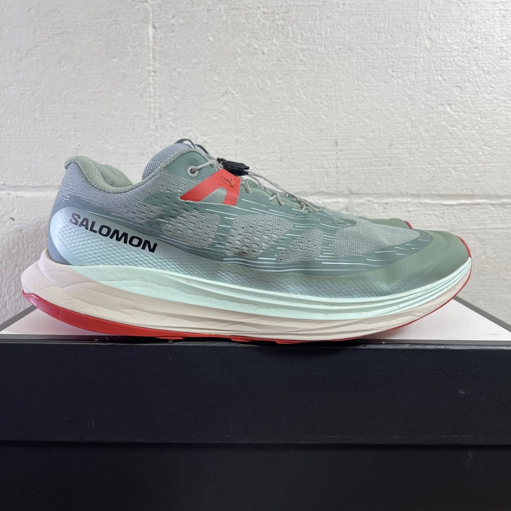 Salomon Ultra Glide 2 Lily Pad Bleached Aqua Trail Running Shoes Sneaker Men 11